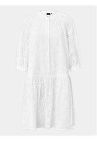 JOOP! Sukienka letnia 30042143 Biały Regular Fit. Kolor: biały. Materiał: bawełna. Sezon: lato