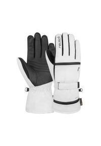 Reusch - Rękawice damskie REUSCH Alison GORE-TEX. Kolor: czarny, biały, wielokolorowy. Technologia: Gore-Tex. Sezon: zima. Sport: narciarstwo