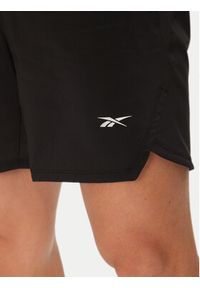 Reebok Szorty sportowe 112634 Czarny Regular Fit. Kolor: czarny. Materiał: syntetyk #5