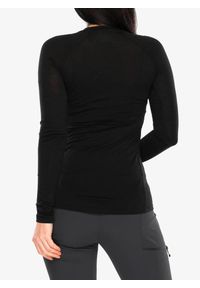 Bluza merino damska Inov-8 Merino Long Sleeve T-Shirt. Kolor: czarny. Długość rękawa: długi rękaw