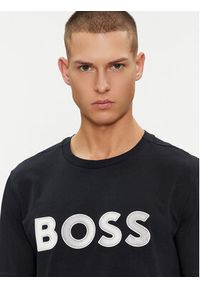 BOSS - Boss T-Shirt 50512866 Granatowy Regular Fit. Kolor: niebieski. Materiał: bawełna #5