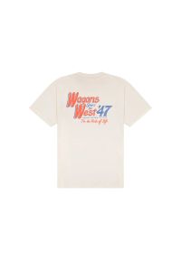 Wrangler - MESKA KOSZULKA WRANGLER GRAPHIC TEE WORN WHITE 112377994 #7