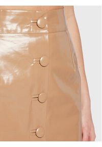 MVP Wardrobe Spódnica mini Union Square MVPI2GO047.0TE0150 Beżowy Regular Fit. Kolor: beżowy. Materiał: bawełna #4