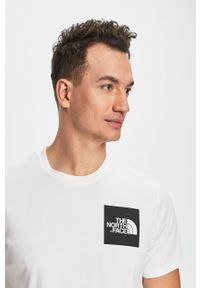 The North Face - T-shirt T0CEQ5LA9.NF00CEQ5LA91-WH.TNF.BL. Okazja: na co dzień. Kolor: biały. Materiał: dzianina. Wzór: nadruk. Styl: casual #2