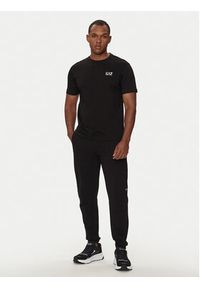 EA7 Emporio Armani T-Shirt 8NPT25 PJVPZ 1200 Czarny Regular Fit. Kolor: czarny. Materiał: bawełna #3