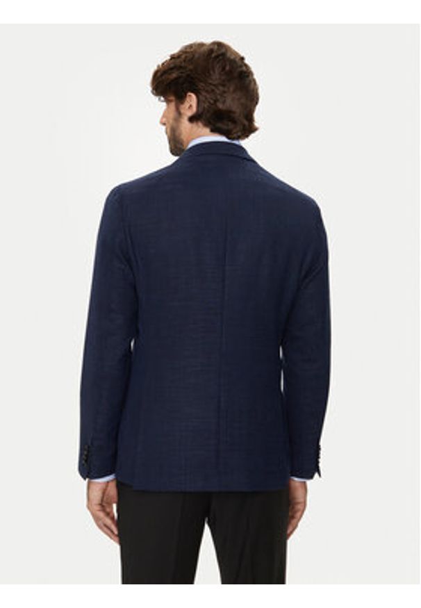 BOSS - Boss Marynarka C-Hanry-233 50521629 Granatowy Slim Fit. Kolor: niebieski. Materiał: syntetyk