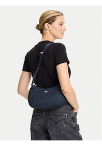 Tommy Jeans Torebka Tjw Ess Daily Shoulder Bag AW0AW17888 Granatowy. Kolor: niebieski