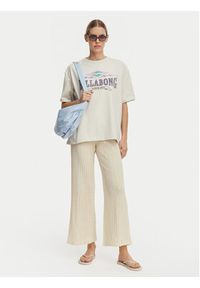 Billabong T-Shirt Wave Out EBJZT00481 Biały Loose Fit. Kolor: biały. Materiał: bawełna #5