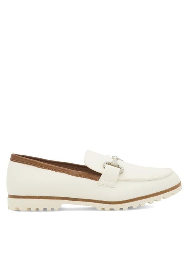 Clara Barson Loafersy WS10001-03 Biały. Kolor: biały. Materiał: syntetyk, skóra