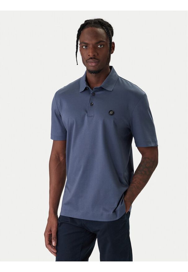 BOSS Polo Parris 50555829 Niebieski Regular Fit. Typ kołnierza: polo. Kolor: niebieski. Materiał: bawełna