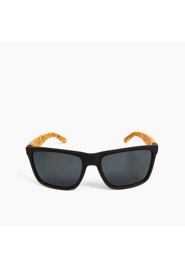 Cropp - Okulary Adventure Time - Czarny. Kolor: czarny. Wzór: nadruk