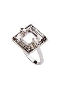 Polcarat Design - Pierścionek srebrny z kryształem Swarovskiego PK 1541. Materiał: srebrne. Kolor: srebrny. Wzór: aplikacja. Kamień szlachetny: kryształ #1