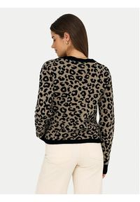 only - ONLY Kardigan Leo 15349819 Brązowy Regular Fit. Kolor: brązowy. Materiał: syntetyk #2