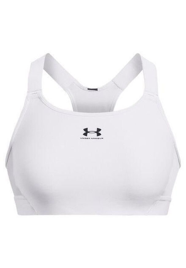 Stanik fitness Under Armour HG Armour High. Kolor: biały. Sport: fitness