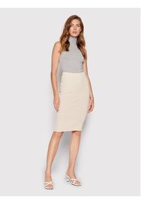 Guess Golf Zelinda W2YR32 Z2V62 Szary Regular Fit. Typ kołnierza: golf. Kolor: szary. Materiał: wiskoza #5