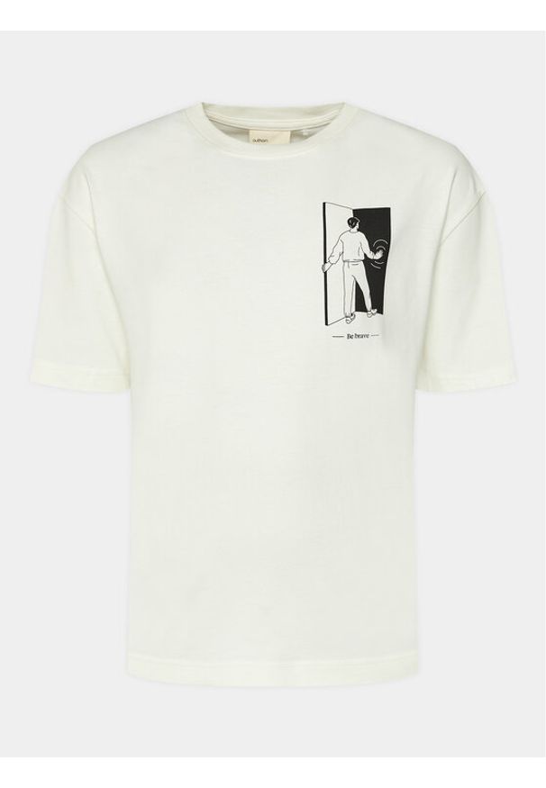 outhorn - Outhorn T-Shirt OTHAW23TTSHM0936 Biały Regular Fit. Kolor: biały. Materiał: bawełna