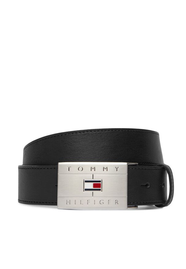 TOMMY HILFIGER - Pasek Tommy Hilfiger. Kolor: czarny