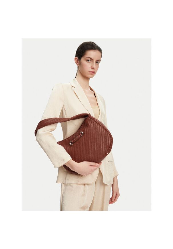 Torebka Guess. Kolor: brązowy