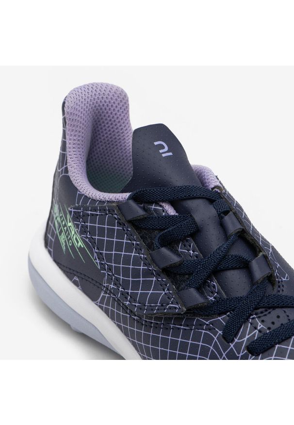 KIPSTA - Buty do piłki nożnej dla dzieci Kipsta Viralto I Easy Turf TF na rzepy. Zapięcie: rzepy. Materiał: kauczuk. Szerokość cholewki: normalna