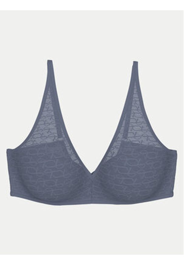 Triumph Biustonosz bezfiszbinowy Triumph Signature Sheer 10215909 Niebieski. Kolor: niebieski. Materiał: syntetyk