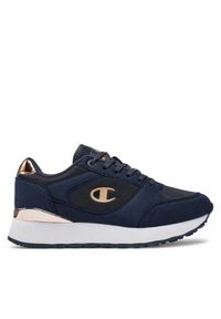 Champion Sneakersy Rr Champ Plat Ny Low Cut Shoe S11685-CHA-BS502 Granatowy. Kolor: niebieski. Materiał: skóra