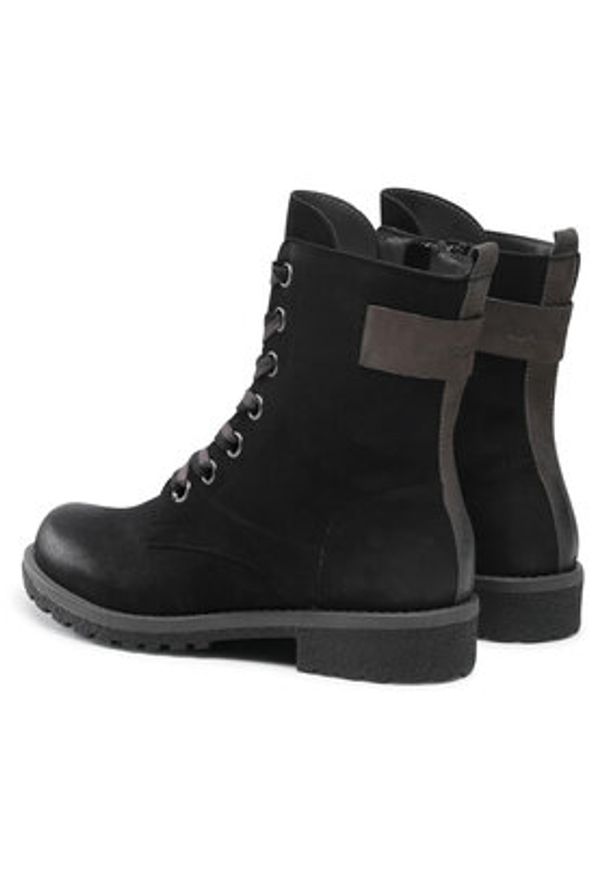 Lasocki Trzewiki WI16-GIRO-01 Czarny. Kolor: czarny. Materiał: nubuk, skóra