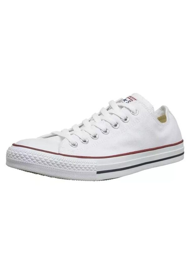 Buty do chodzenia Trampki Unisex Converse Chuck Taylor All Star Ox. Zapięcie: sznurówki. Kolor: biały. Materiał: materiał, syntetyk, tkanina. Szerokość cholewki: normalna. Model: Converse All Star. Sport: turystyka piesza