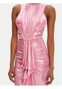 Babylon Sukienka wieczorowa MF0204 Różowy Regular Fit. Kolor: różowy. Materiał: syntetyk. Styl: wizytowy #4