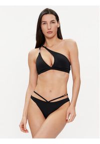 Karl Lagerfeld - KARL LAGERFELD Dół od bikini 241W2202 Czarny. Kolor: czarny. Materiał: syntetyk