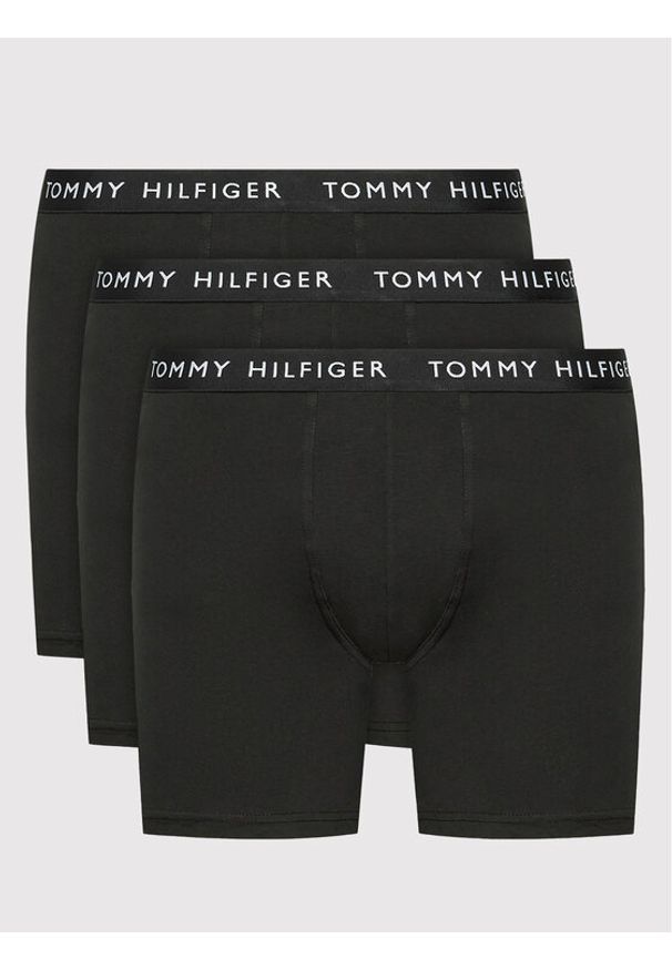 TOMMY HILFIGER - Tommy Hilfiger Komplet 3 par bokserek 3p Boxer Brief UM0UM02204 Czarny. Kolor: czarny. Materiał: bawełna