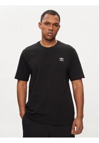 Adidas - adidas T-Shirt Trefoil Essentials IR9690 Czarny Regular Fit. Kolor: czarny. Materiał: bawełna