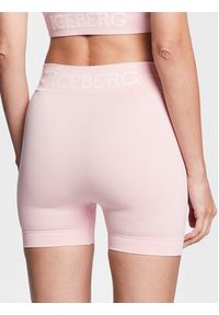 Iceberg Szorty sportowe E5I2P0DA216303 Różowy Slim Fit. Kolor: różowy. Materiał: syntetyk