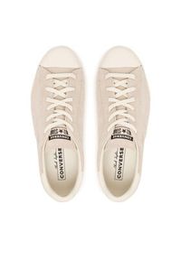 Converse Sneakersy Chuck Taylor Lo A16122C Écru. Materiał: zamsz, skóra #5