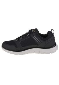 skechers - Buty do chodzenia męskie Skechers Track Knock. Zapięcie: sznurówki. Kolor: żółty, wielokolorowy, czarny, szary. Materiał: materiał, syntetyk, tkanina. Szerokość cholewki: normalna. Sport: turystyka piesza