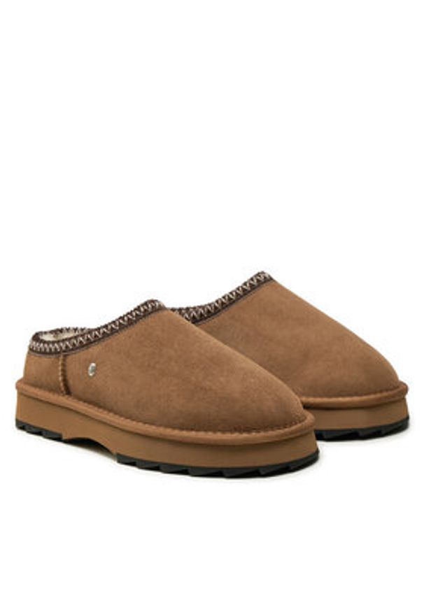 EMU Australia Śniegowce Sharky Scuff W13179 Brązowy. Kolor: brązowy. Materiał: wełna