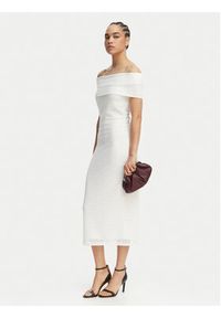 MICHAEL Michael Kors Sukienka codzienna MS683E1KS1 Biały Slim Fit. Okazja: na co dzień. Kolor: biały. Materiał: syntetyk. Typ sukienki: proste. Styl: casual #5