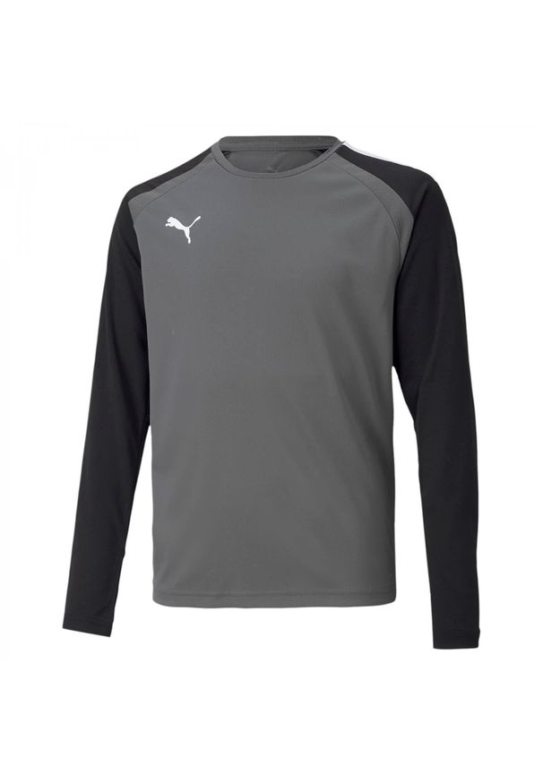 Bluza piłkarska chłopięca Puma Teampacer Gk. Kolor: czarny, szary, wielokolorowy. Materiał: poliester. Sport: piłka nożna