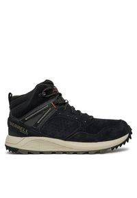 Merrell Trapery Wildwood Mid Ltr Wp J068027 Czarny. Kolor: czarny. Materiał: zamsz, skóra #1