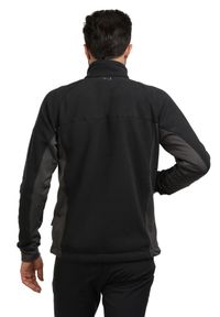 Bluza polarowa trekkingowa męska Milo Anas. Kolor: czarny, szary, wielokolorowy. Materiał: poliester. Sport: turystyka piesza