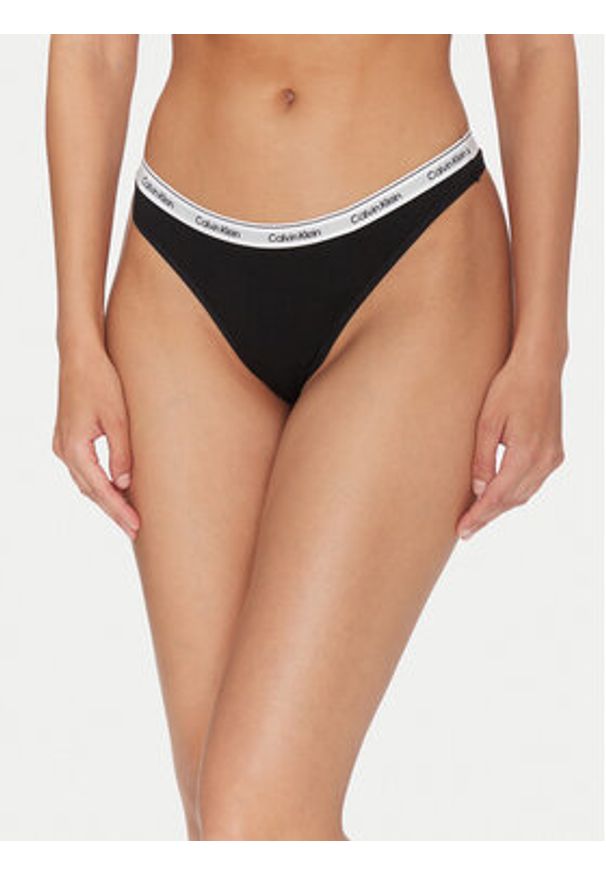 Calvin Klein Underwear Komplet stringów 000QD5209E Kolorowy. Materiał: bawełna. Wzór: kolorowy