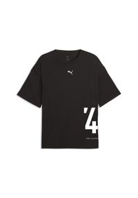 Puma - Męska koszulka treningowa Graphics o kroju oversize PUMA. Kolor: czarny. Sport: fitness #1