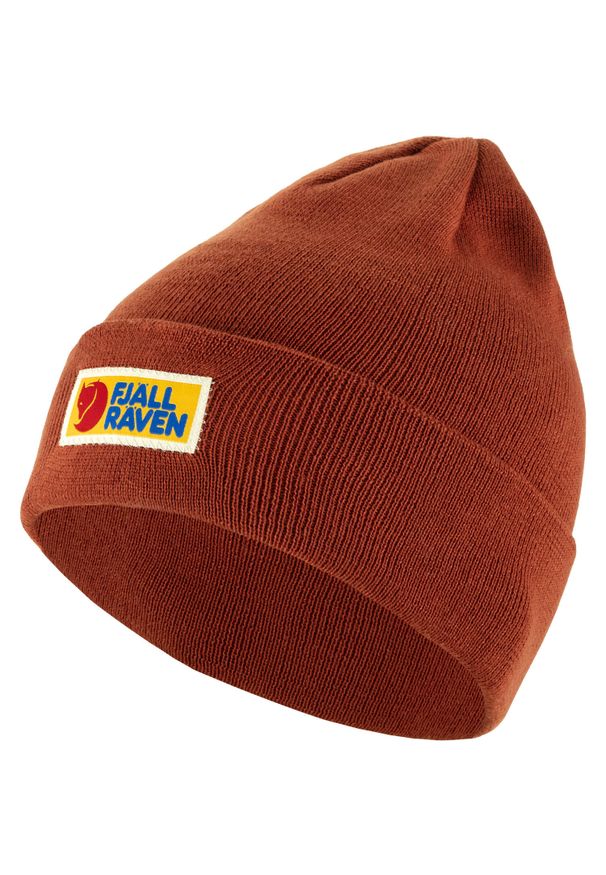 Fjällräven - Czapka zimowa Fjallraven Vardag Classic Beanie - terracotta brown. Kolor: czerwony. Sezon: zima. Styl: sportowy