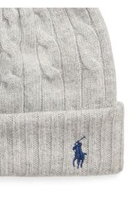 Polo Ralph Lauren Czapka 455956315004 Szary. Kolor: szary. Materiał: wełna, materiał #3