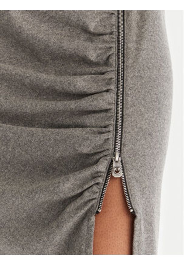 Pinko - PINKO Sukienka koktajlowa Almundena Abito 106126 A2ZU Szary Regular Fit. Kolor: szary. Materiał: syntetyk. Styl: wizytowy