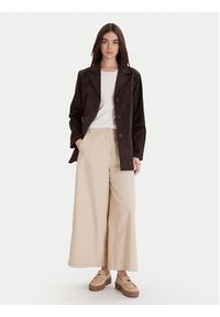 only - ONLY Płaszcz przejściowy Tulip 15356927 Brązowy Standard Fit. Kolor: brązowy. Materiał: skóra #3