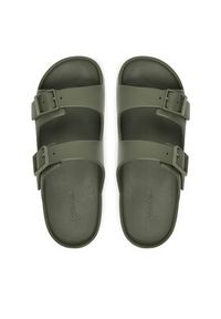 Calvin Klein Klapki Ergon Eva Double Bar Sandal HM0HM02116 Zielony. Kolor: zielony. Materiał: syntetyk #5