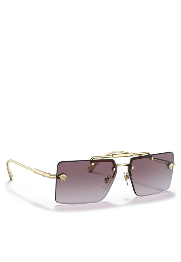 VERSACE - Versace Okulary przeciwsłoneczne 0VE2245 60 10028H Złoty. Kolor: złoty