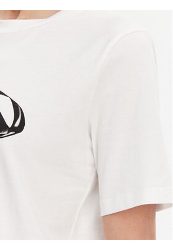 ACCESS FASHION T-Shirt 53-2117-110 Biały Regular Fit. Kolor: biały. Materiał: bawełna