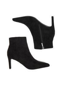 Jenny - JENNY Botki CEO-R25AW09002-B Czarny. Kolor: czarny. Materiał: materiał #4