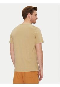 Blend T-Shirt 20717759 Beżowy Regular Fit. Kolor: beżowy. Materiał: bawełna